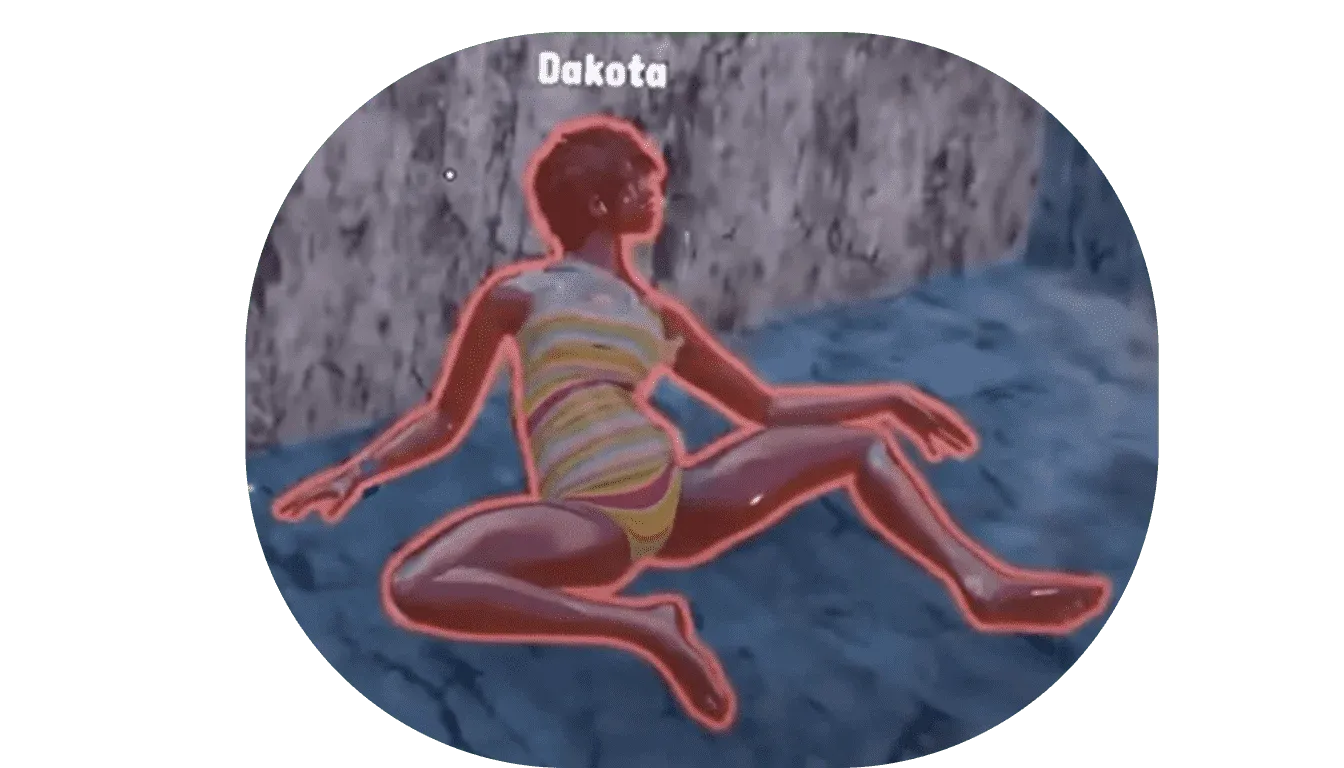 A memorial photo for Dakota, a victim of the Goob Lagoon.